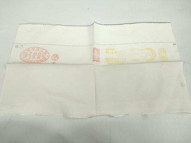 平和屋着物●江戸小紋 立涌文 反端付き ロング丈 正絹 逸品 DAAY5018ud