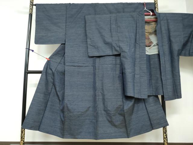 平和屋着物●男性 本場大島紬 アンサンブル 抽象文様 正絹 逸品 DAAY5028ud