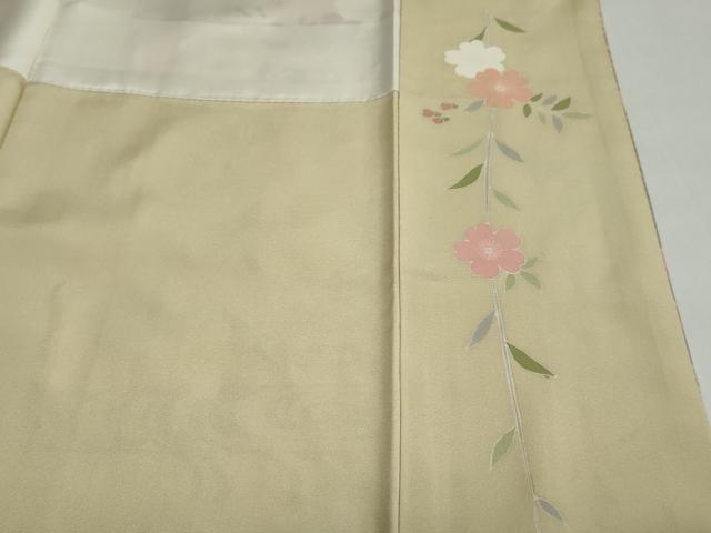 平和屋着物●訪問着 駒刺繍 流水鴛鴦草花文 暈し染め 金彩 正絹 逸品 DAAY5066ud