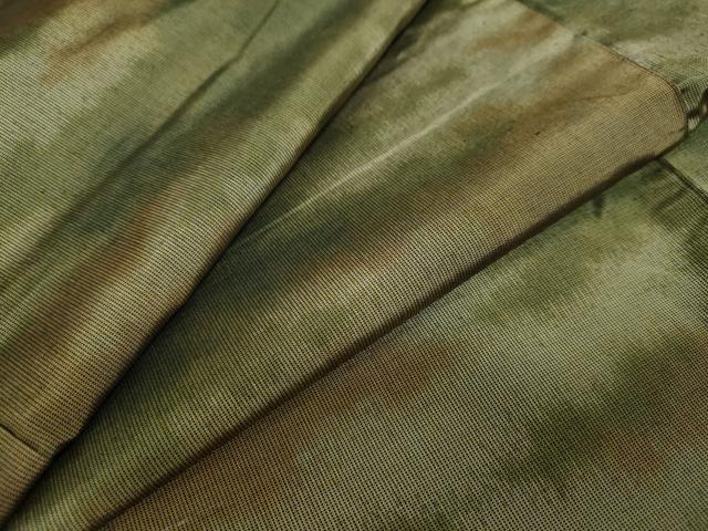 平和屋着物●上質な紬 霞文 正絹 逸品 DAAY5131ud