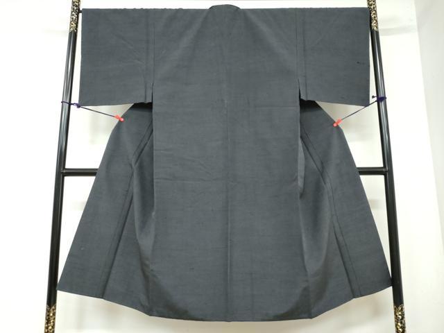 平和屋着物●男性 紬 羊羹色 正絹 逸品 DAAY5426ud