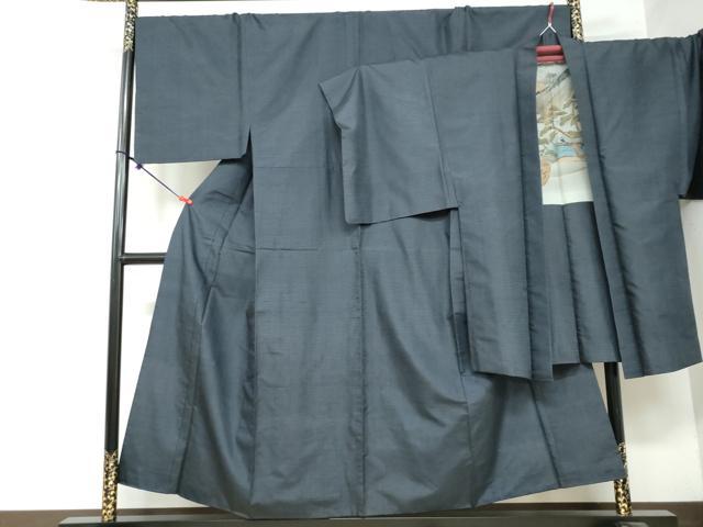 平和屋着物●男性 本場大島紬 アンサンブル 長羽織 100亀甲 総詰め 正絹 逸品 DAAY5446ud