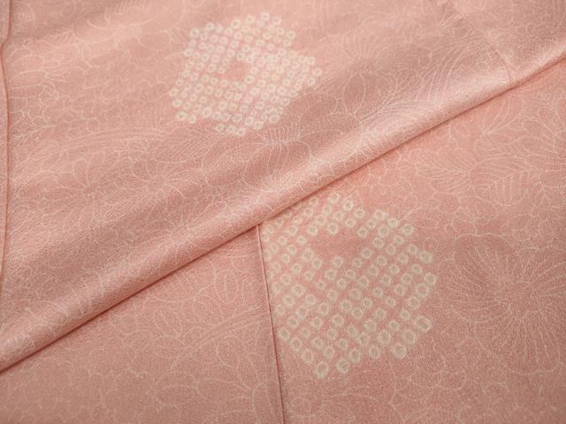 平和屋着物●上質な小紋 草花文 正絹 逸品 DAAY5584ud