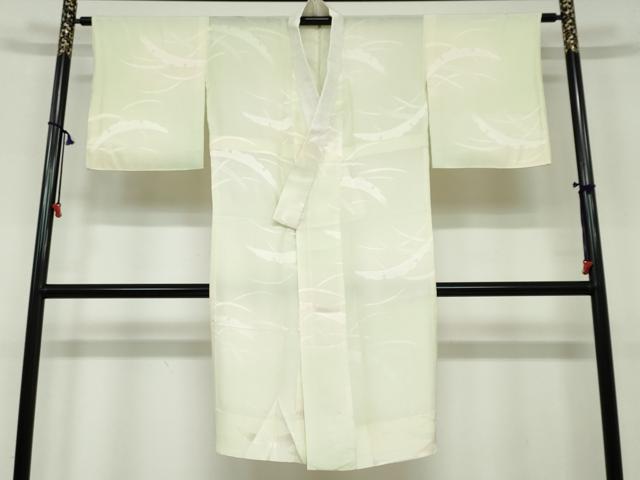 平和屋着物●長襦袢 無双仕立て 雪芝地紋 暈し染め 正絹 逸品 DAAY5688ud