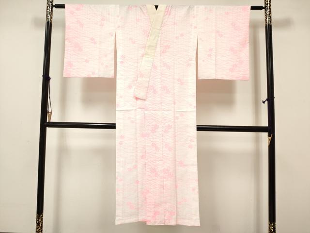 平和屋着物■長襦袢 芝楓文 洗える着物 DAAY6364ea