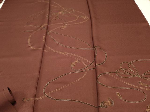 平和屋着物▽中国三大刺繍 相良刺繍 羽織・コート 反物 羽尺 ロングコート