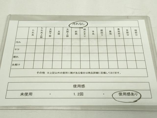 平和屋着物◎六通柄袋帯 爽映百景 金銀糸 正絹 逸品 DAAY7611sf