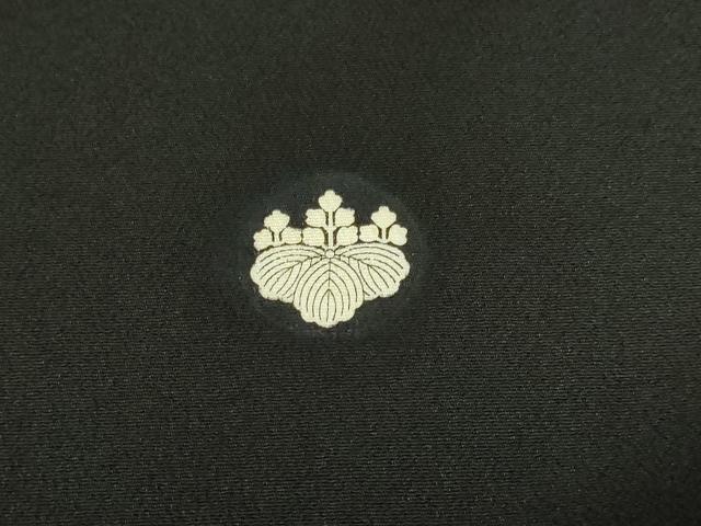 平和屋着物■豪華黒留袖 駒刺繍 松文 暈し染め 金彩 正絹 逸品 DAAY7920sf