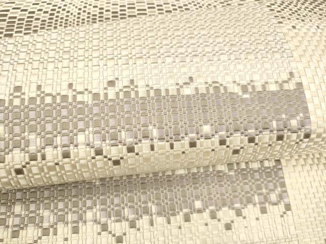 平和屋着物●本場筑前博多織 八寸名古屋帯 抽象文様 正絹 逸品 DAAY8105cm