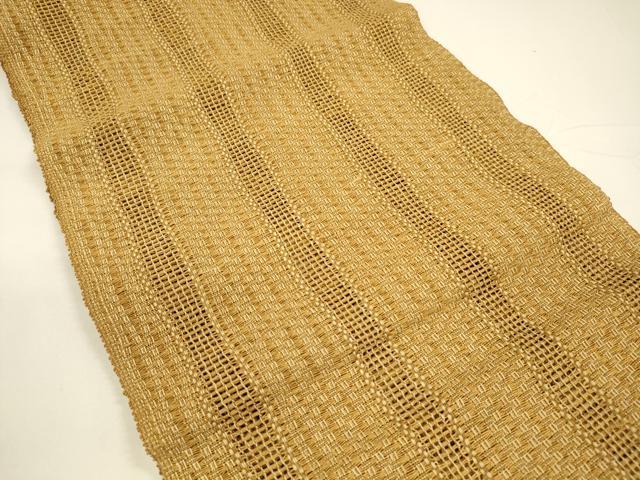 平和屋着物*夏物 八寸名古屋帯 間道 正絹 逸品 DAAY8125cm