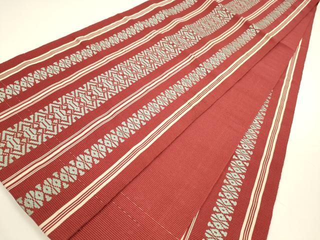 平和屋着物*夏物 本場筑前博多織 全通柄 京袋帯 紗献上 正絹 逸品 DAAY8175cm