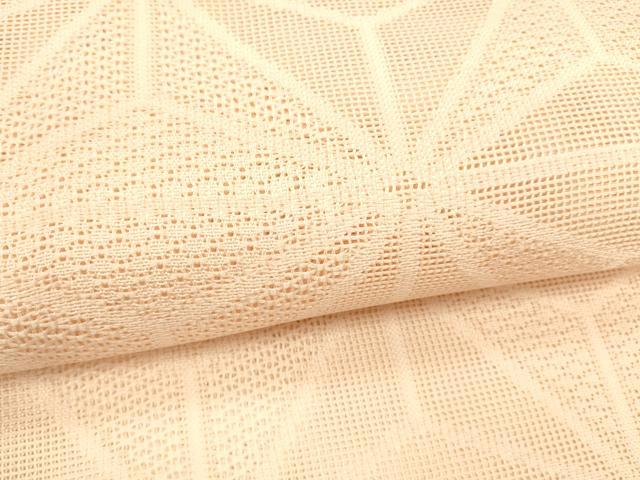 平和屋着物*夏物 八寸名古屋帯 麻の葉文様 一斤染色 DAAY8269cm