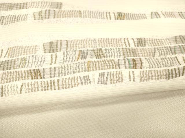 平和屋着物*夏物 太鼓柄袋帯 抽象文様 正絹 逸品 DAAY8429cm