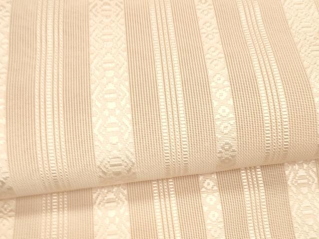 平和屋着物*夏物 本場筑前博多織 八寸名古屋帯 紗献上 虹色 正絹 逸品 DAAY8499cm