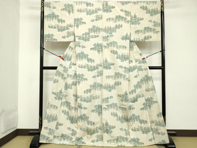 平和屋着物■上質な紬 雲文 正絹 逸品 DAAY8668cd