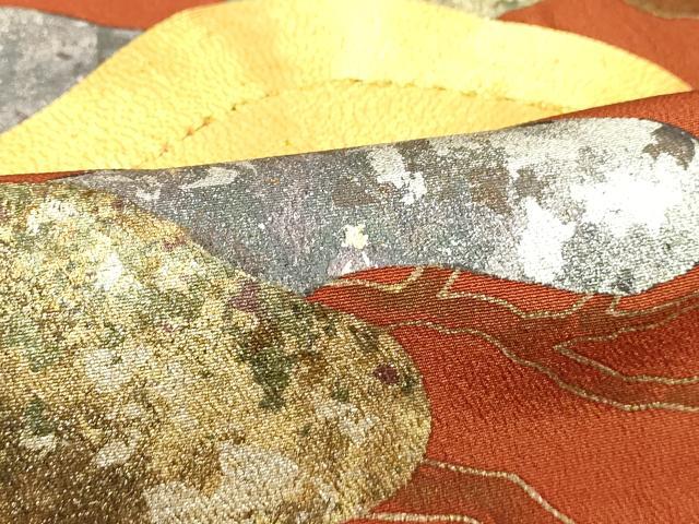 平和屋着物■豪華黒留袖 駒刺繍 松 暈し染め 金銀彩 正絹 逸品 DAAY8685cd