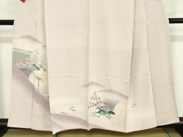 平和屋着物■豪華色留袖 草花文 暈し染め 正絹 逸品 DAAY8731cd