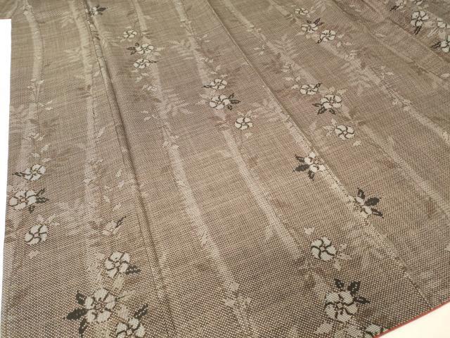 平和屋着物●本場大島紬 7マルキ 舞花文 正絹 逸品 DAAY9224az