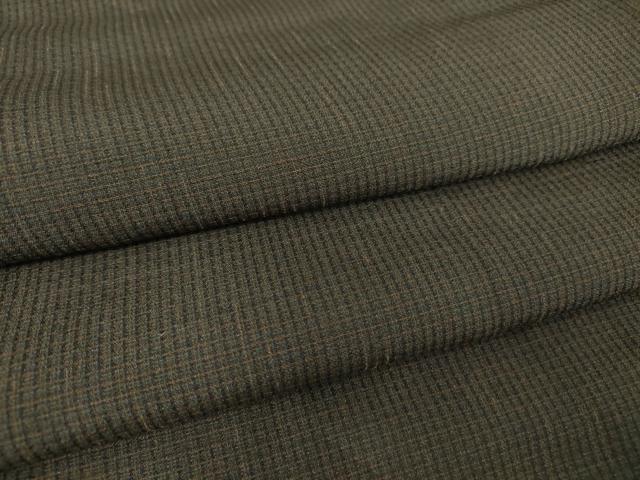 平和屋着物●男性 紬 格子 正絹 逸品 DAAY9263az