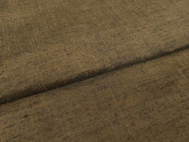 平和屋着物●男性 紬 アンサンブル 赤墨色 正絹 逸品 DAAY9962az
