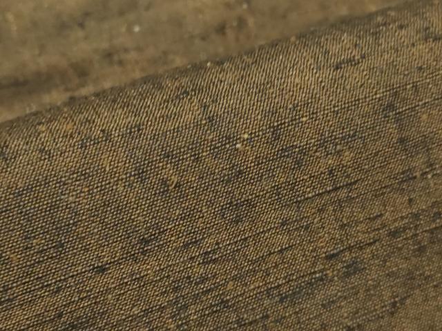 平和屋着物●男性 紬 アンサンブル 赤墨色 正絹 逸品 DAAY9962az