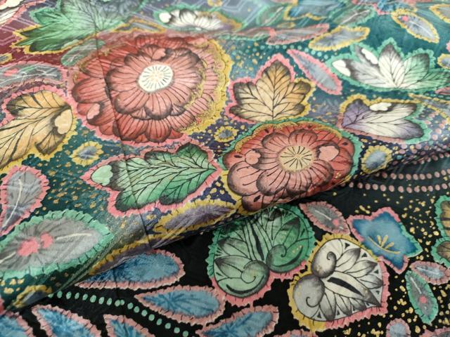 平和屋着物●豪華振袖 絞り 辻が花 暈し染め 金彩 正絹 逸品 DAAZ0202ps