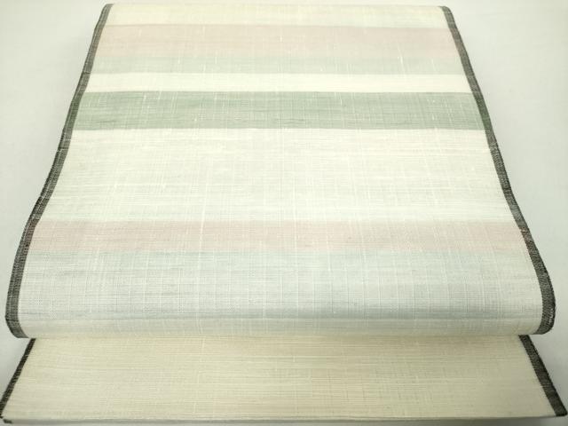 平和屋着物▽西陣 老舗 渡文謹製 手織 すくひ 両面 太鼓柄袋帯 スリーシーズン帯 春夏秋 丸文 金銀糸 正絹 逸品 DAAZ0427ps
