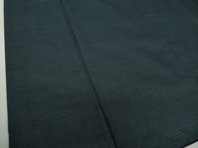 平和屋着物●男性 本場大島紬 アンサンブル 長羽織 亀甲柄 反端付き 正絹 逸品 DAAZ0517ps