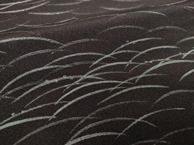 平和屋着物●上質な小紋 ろうけつ染め 露芝文 正絹 逸品 未使用 DAAZ0550ps