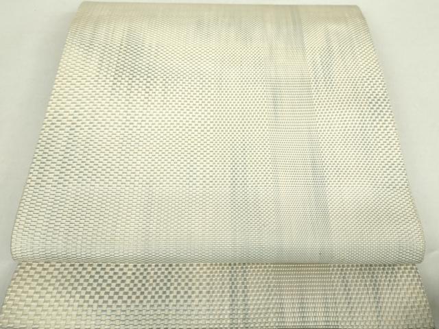 平和屋着物●本場筑前博多織 八寸名古屋帯 霞文 正絹 逸品 DAAZ0953ps