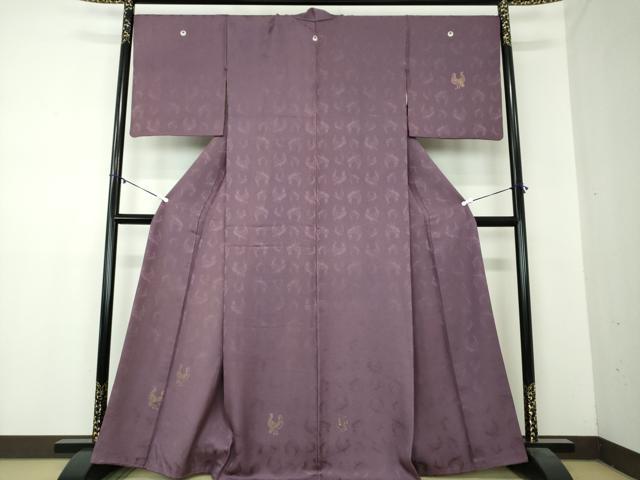 平和屋着物●訪問着 孔雀文 金彩 正絹 逸品 DAAZ0993ps