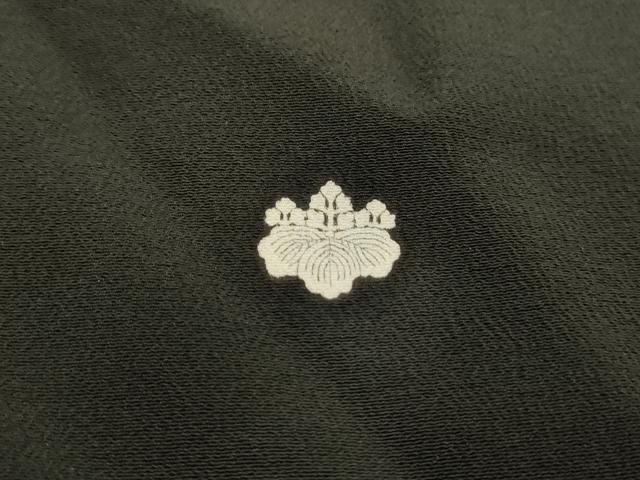 平和屋着物■豪華黒留袖 駒刺繍 枝葉藤花房文 桐 金彩 正絹 逸品 DAAZ1154qa