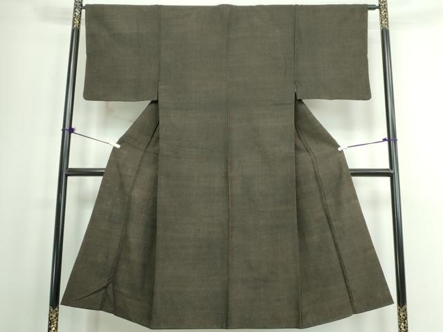 平和屋着物■男性 紬 幾何学文 正絹 逸品 DAAZ1349qa