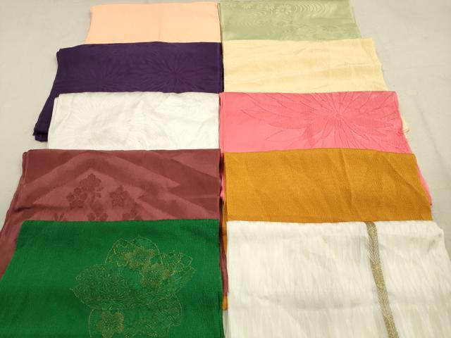 平和屋着物★和装小物 帯揚げ10枚セット 正絹 逸品 DAAZ1547xg
