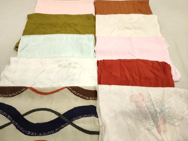 平和屋着物★和装小物 帯揚げ10枚セット 正絹 逸品 DAAZ1562xg