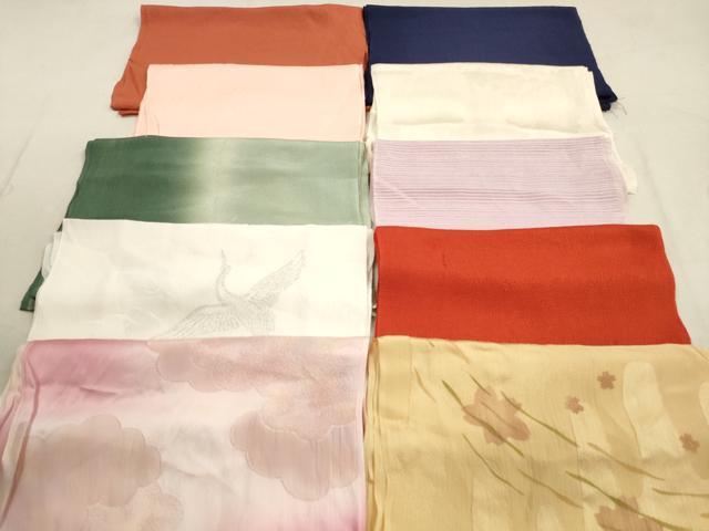 平和屋着物★和装小物 帯揚げ10枚セット 正絹 逸品 DAAZ1572xg