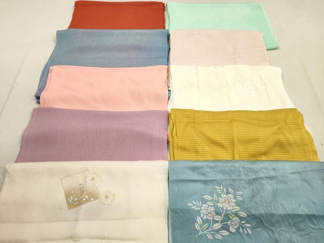 平和屋着物★和装小物 帯揚げ10枚セット 正絹 逸品 DAAZ1577xg