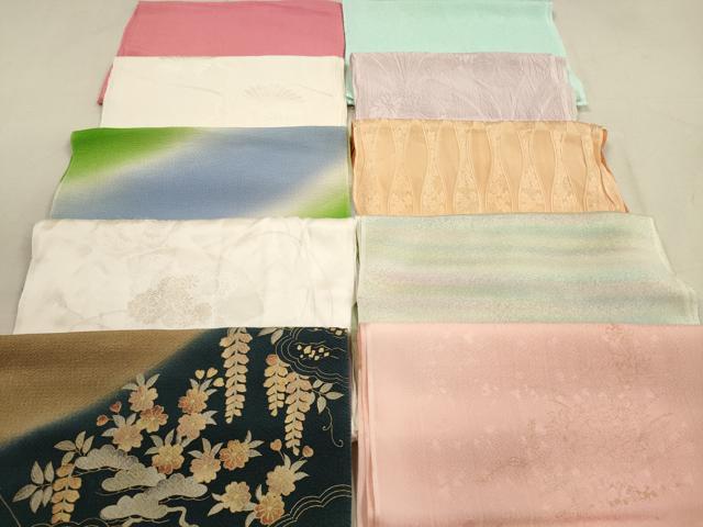 平和屋着物★和装小物 帯揚げ10枚セット 正絹 逸品 DAAZ1579xg
