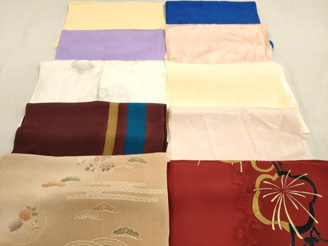 平和屋着物★和装小物 帯揚げ10枚セット 正絹 逸品 DAAZ1620xg