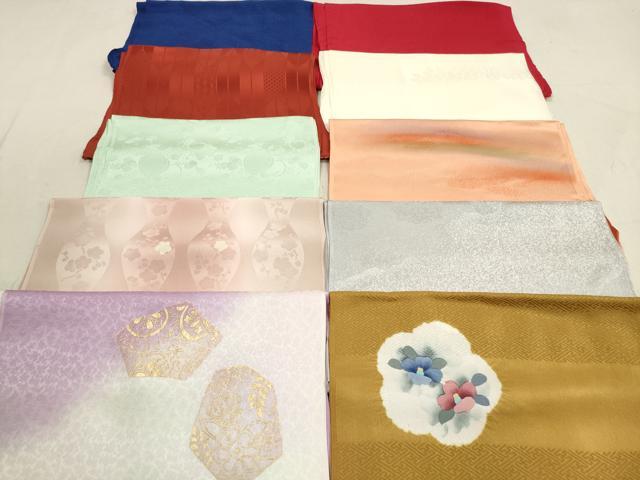 平和屋着物★和装小物 帯揚げ10枚セット 正絹 逸品 DAAZ1628xg