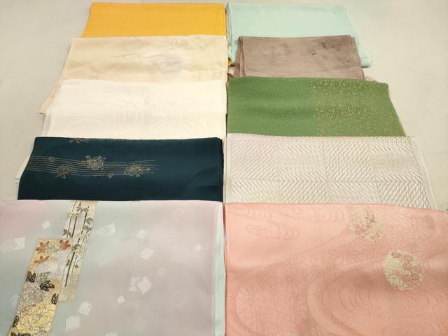 平和屋着物★和装小物 帯揚げ10枚セット 正絹 逸品 DAAZ1645xg