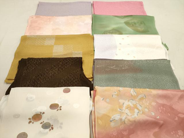 平和屋着物★和装小物 帯揚げ10枚セット 正絹 逸品 DAAZ1646xg