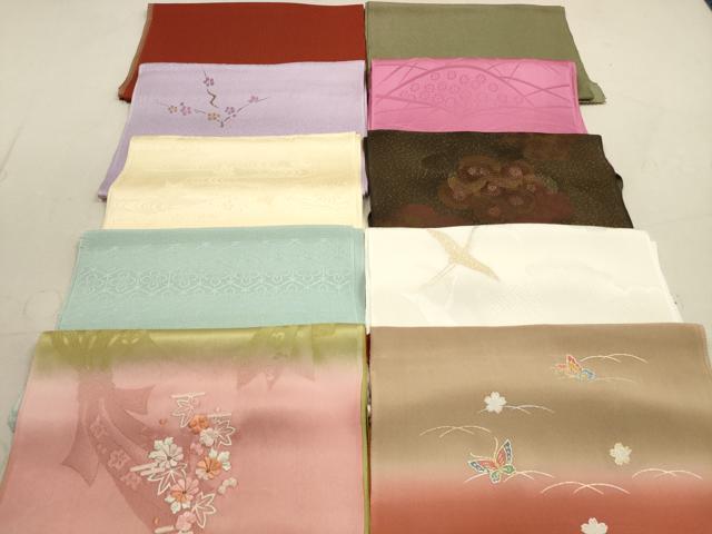 平和屋着物★和装小物 帯揚げ10枚セット 正絹 逸品 DAAZ1664xg