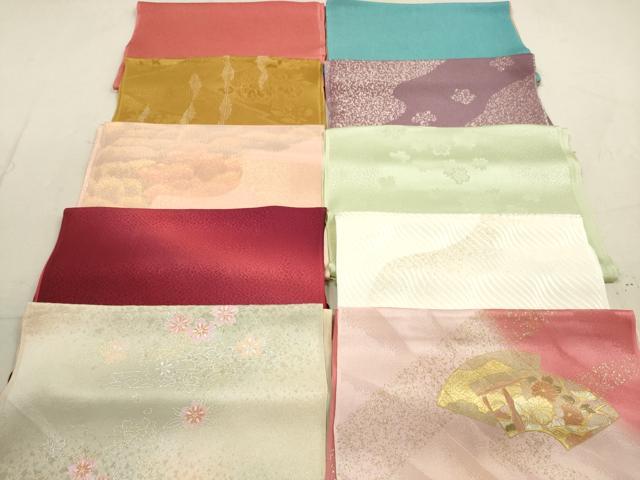 平和屋着物★和装小物 帯揚げ10枚セット 正絹 逸品 DAAZ1668xg