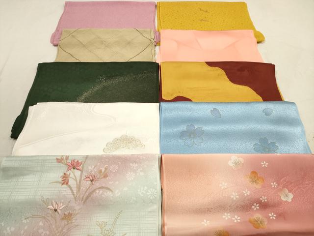 平和屋着物★和装小物 帯揚げ10枚セット 正絹 逸品 DAAZ1673xg