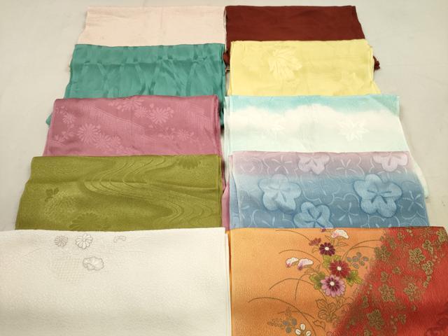 平和屋着物★和装小物 帯揚げ10枚セット 正絹 逸品 DAAZ1696xg