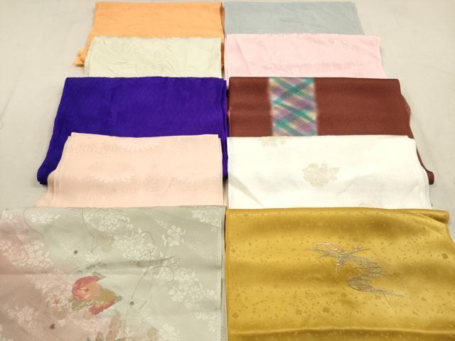 平和屋着物★和装小物 帯揚げ10枚セット 正絹 逸品 DAAZ1699xg
