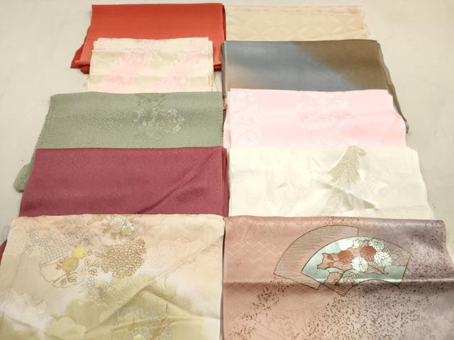 平和屋着物★和装小物 帯揚げ10枚セット 正絹 逸品 DAAZ1704xg