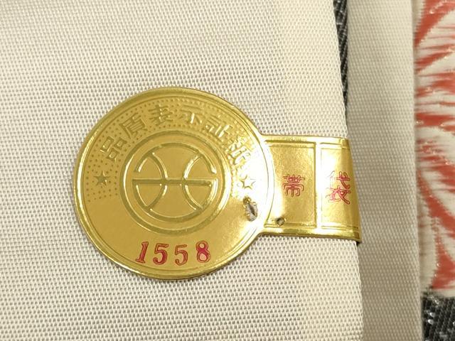 平和屋着物◎西陣 精華織物謹製 六通柄袋帯 唐織 飛鶴花文 金糸 正絹 逸品 DAAZ1774xg