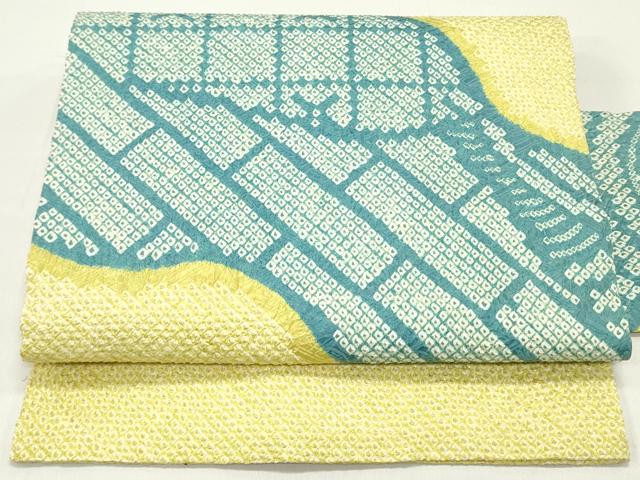 平和屋着物○名門 藤娘きぬたや・総絞り 九寸名古屋帯